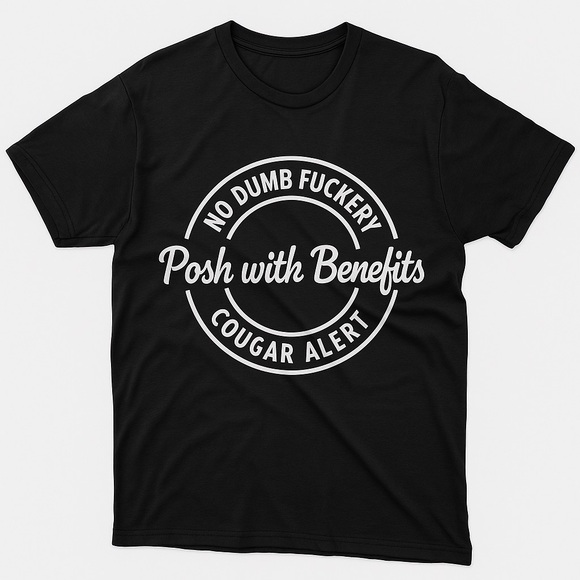Tops - Posh with Benefits “Cougar” T-shirt